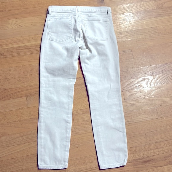 J Crew Toothpick Stretch White Jeans - Picture 9 of 11
